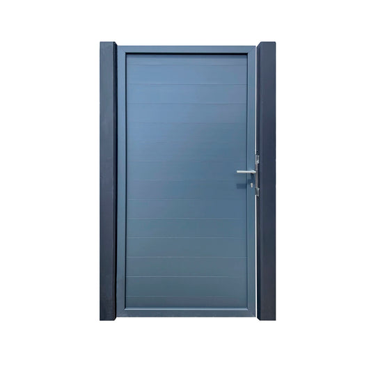 Designer Alu Tor Glatt