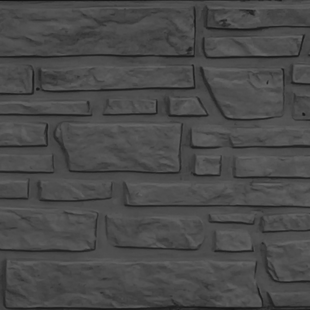 Betonzaunplatte Mosaik