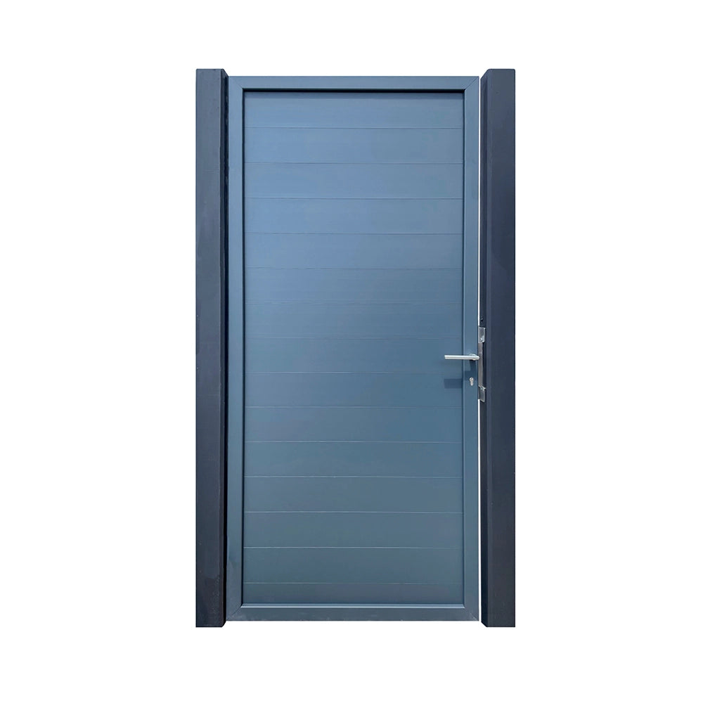 Designer Alu Tor Glatt