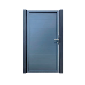 Designer Alu Tor Glatt