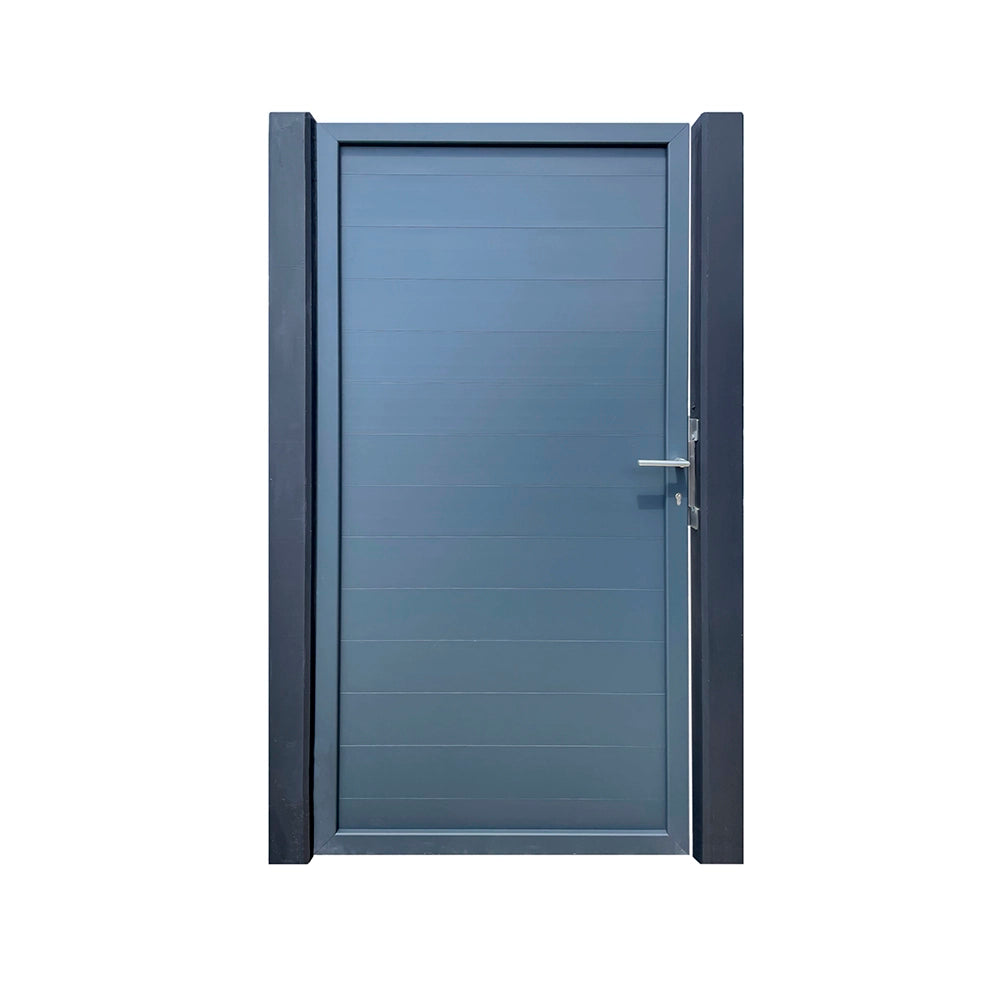 Designer Alu Tor Glatt