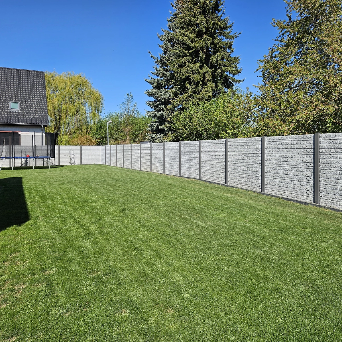 Betonzaunplatte Fels