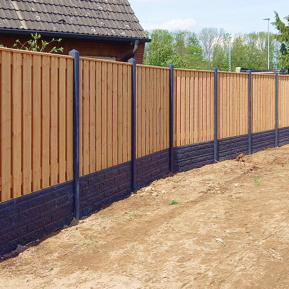 Holz-Beton - Sichtschutz - Red Class Wood