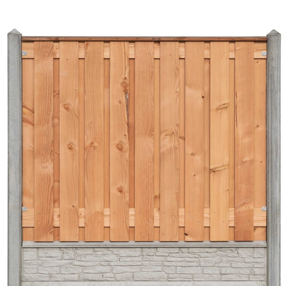 Holz-Beton - Sichtschutz - Red Class Wood