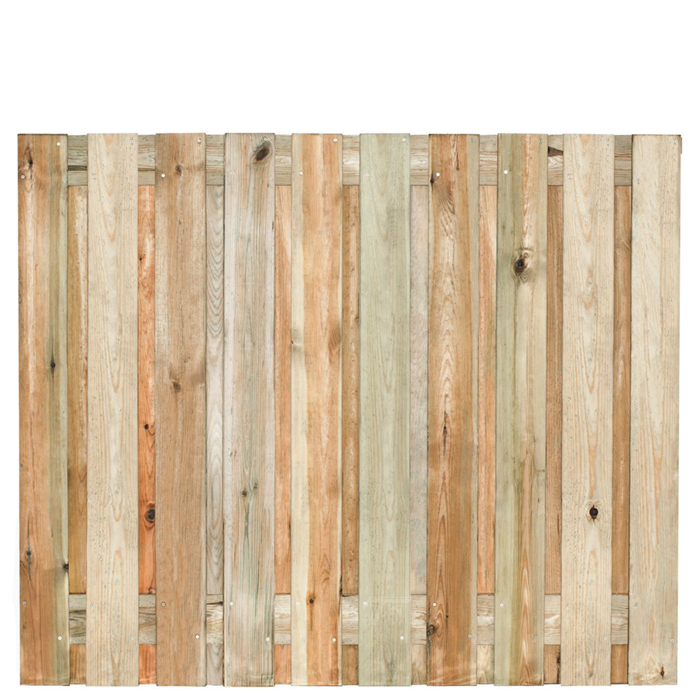 Holz-Beton - Sichtschutz - Kiefernholz