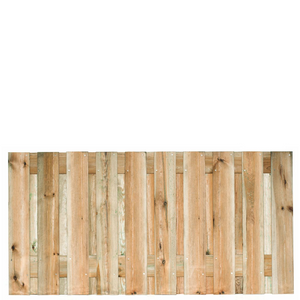 Holz-Beton - Sichtschutz - Kiefernholz
