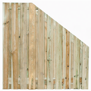 Holz-Beton - Sichtschutz - Kiefernholz