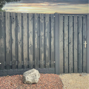 Holz-Beton - Torrahmen - Kiefernholz Black Edition