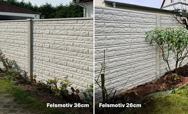 Betonzaun bauen – aber welche Plattenhöhe passt zu dir? 

Du hast die Wahl zwischen zwei starken Optionen:
👉 26 cm Platten – leichter, perfekt für präzise Höhenanpassungen und DIY-Montage
👉 36 cm Platten – weniger Platten, schnellerer Aufbau

📐 26 cm Platten:
✔ Leichter zu handhaben (ca. 42 kg)
✔ Passend für Zaunhöhen 182 cm, 208 cm, 234 cm (7, 8 und 9 Platten übereinander)

🔧 36 cm Platten:
✔ Mehr Stabilität (ca. 65 kg)
✔ Passend für Zaunhöhen 180 cm, 216 cm, 252 cm (5, 6 und 7 Platten übereinander)

______________
⠀
Bestellen Sie über unsere Website oder rufen Sie uns an oder schicken Sie uns eine Nachricht, um die Einzelheiten zu erfahren!

🌐 betonzaun.de
📞 02855 - 9389673
📧 office@betonzaun.de

#betonzaun #zaunfarbe #farbe #garten #gartendesign #diy #zaun #zaunbau #grün #nature #selbstgemacht #onlineshop